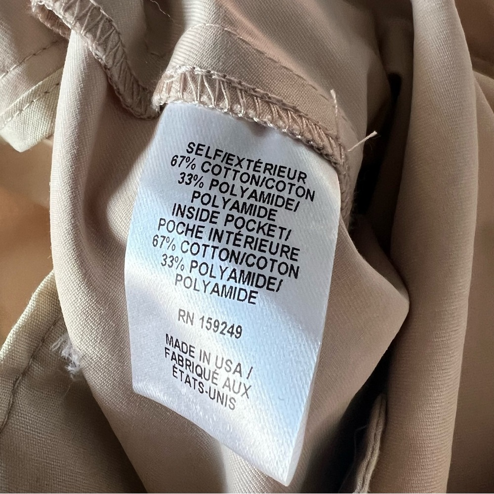 TWP New didi high waist cotton wide leg pants Ladies 
 6 khaki Light brown tan - Picture 11 of 11